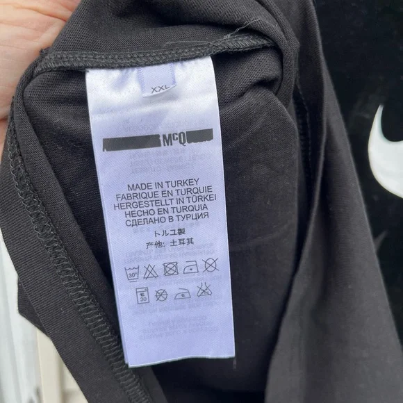 ALEXANDER MCQUEEN MEN’S/LADIES BLACK EYES T SHIRT-XXL - Picture 4 of 7